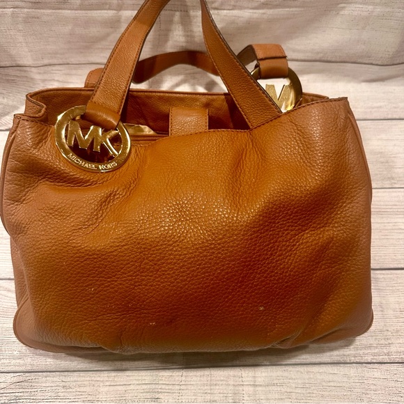 MICHEAL Michael Kors Fulton Tote pebbled leather purse *READ* - Picture 6 of 15